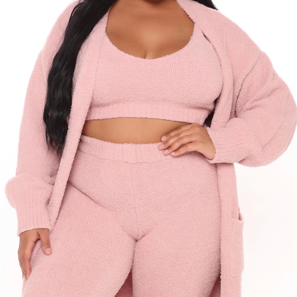 Living In It 3 Piece Legging Set - Pink